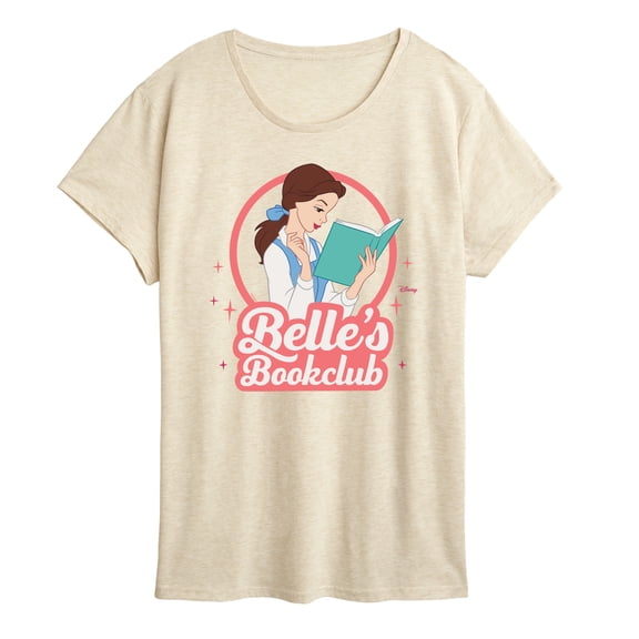 Disney - Belles Book Club - Women's Short Sleeve Graphic T-Shirt