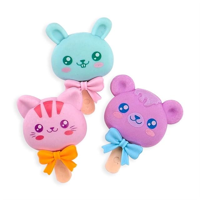 Ooly Borrador CUTIE POPS 3 piezas - 112-089 - Aroma fresa OOLY 112-089