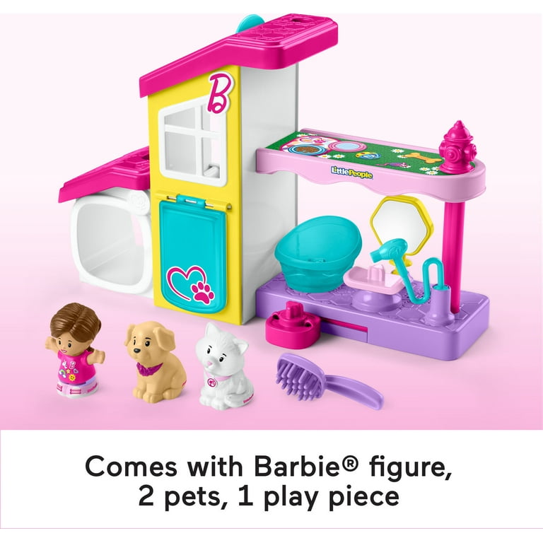 Fisher-Price Barbie Pet Spa Playset, Little People Musical Toddler