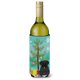 thumbnail image 1 of Caroline's Treasures BB4131LITERK Merry Christmas Tree Pug Botella de vino negro Aislante para bebidas Hugger, 750 ml, Multicolor Caroline's Treasures BB4131LITERK, 1 of 1