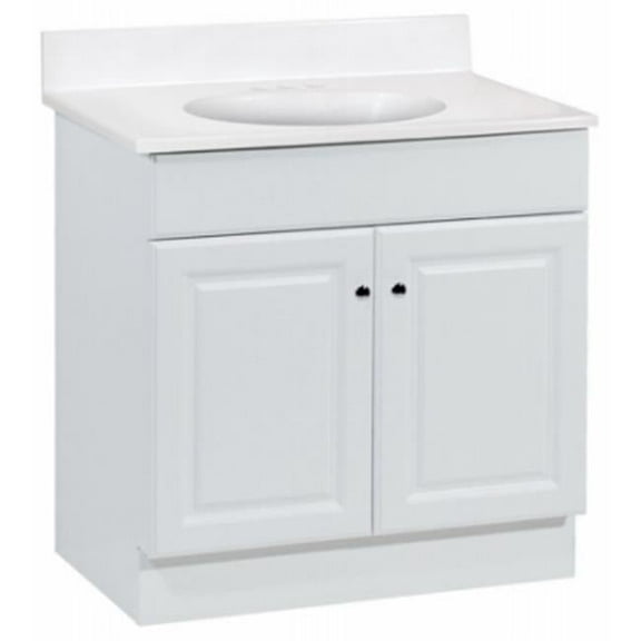 30 in. White Combo Vanity