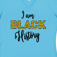 thumbnail image 4 of Inktastic I Am Black History Women's V-Neck T-Shirt, 4 of 5