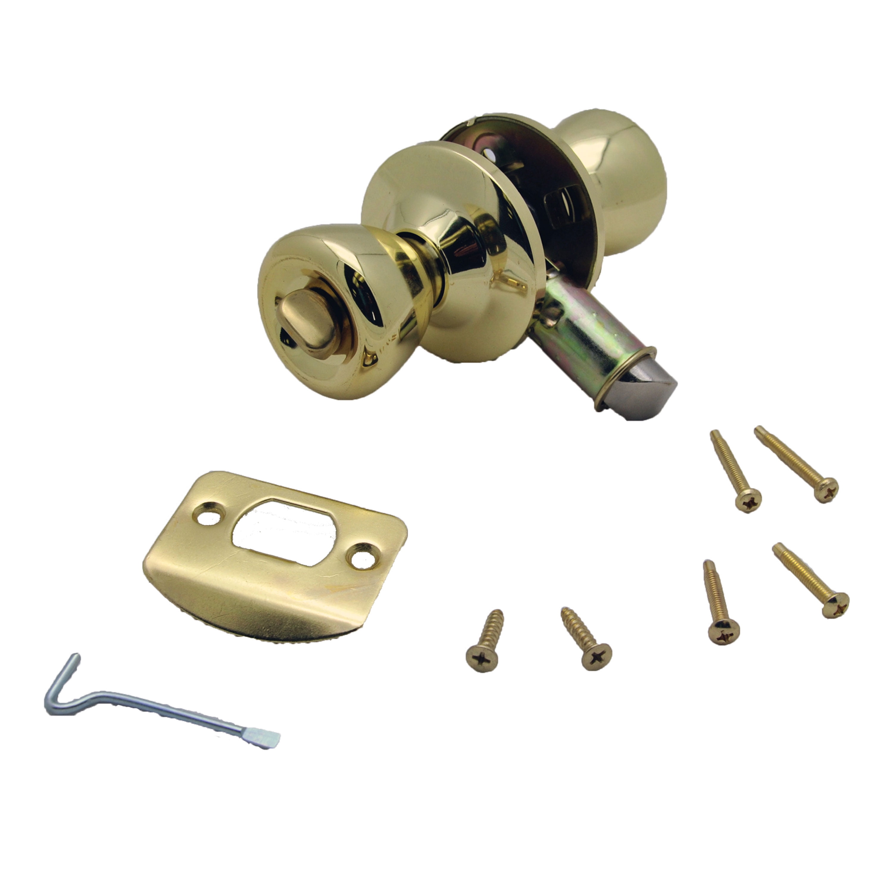 AP Products 013202 Privacy Lock Set Polished Brass