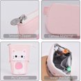 thumbnail image 5 of Estuche telescópico de pie con diseño de gato, multifuncional, organizador de papelería, bolsa de maquillaje para niñas, niños, adultos (rosa), 5 of 5
