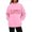 Pink, variant on cocolona Womens High Neck Sweatshirts Valentines Long Sleeve Love Print Shirts Fashion Casual Loose Pullover Tops