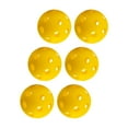 thumbnail image 1 of Pelotas de Pickleball Zulema para Interiores 6 Piezas Amarillo, 1 of 8