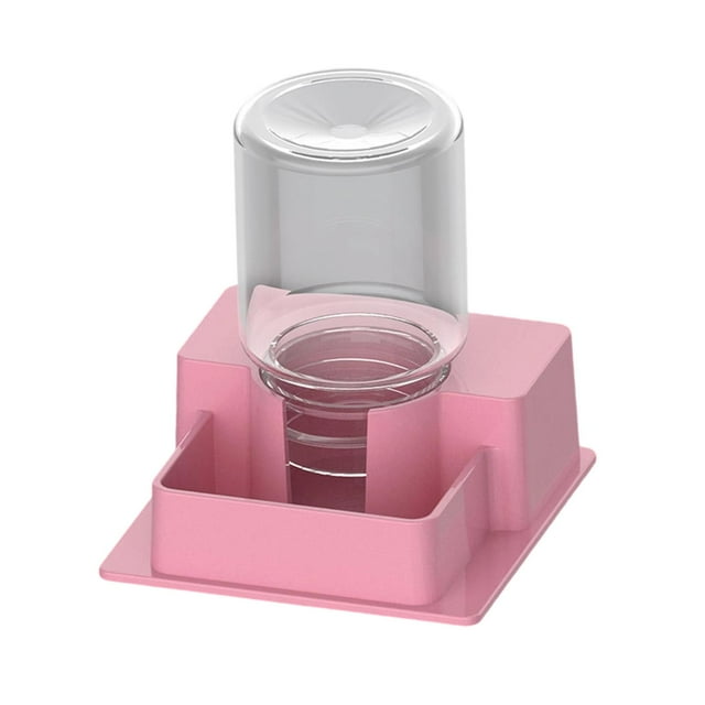 Almencla Automatic Reptile Water Feeder Creative Water Dispenser for Tortoise Turtle Pink