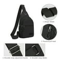 thumbnail image 5 of Men's Waterproof Crossbody Bag with Multifunctional Design, Lightweight, Spacious Storage, Earphone Port, Ideal for Outdoor Sports, Travel, and Leisure, 5 of 5