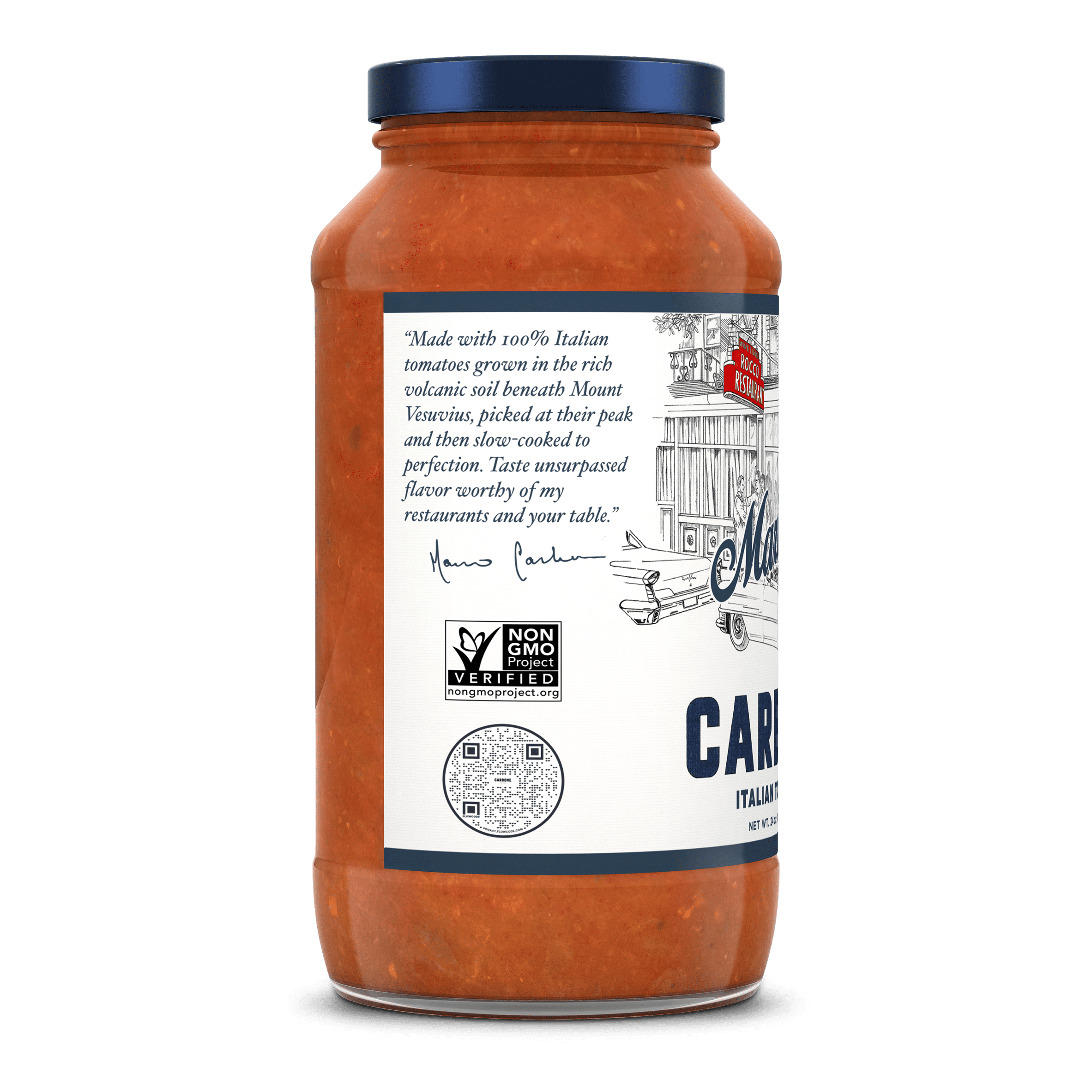 Carbone Fine Foods Marinara Sauce, 24 oz