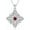 January, variant on AOBOCO 925 Sterling Silver Witches Knot Birthstone Pendant Necklace-Original Protection Witch Celtic Knot Jewelry Mothers Day Gifts for Women