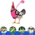 thumbnail image 4 of Lilixerw Chicken Harness with Leash,Breathable Adjustable Comfortable Mesh Training Harness for Chickens,Ducks,Geese,and Small Pets,17 x (22-30) inch,Pink, 4 of 4