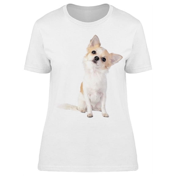 Chihuahua, Tilting His Head T-Shirt Women -Image by Shutterstock, Female XX-Large
