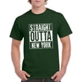 thumbnail image 5 of Straight Outta New York - New York Football T Shirt - X-Large - Forest, 5 of 6