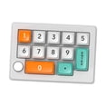 thumbnail image 3 of MERIGLARE Gaming Mini Numeric Keyboard Easy to Install for Home Enhanced Functionality White, 3 of 9