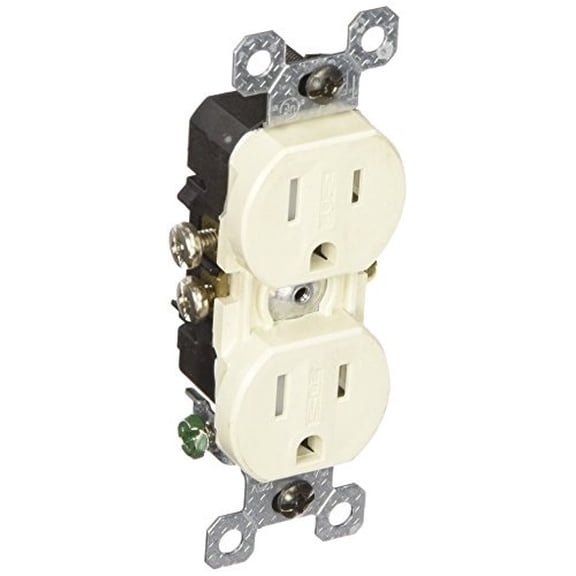 Legrand Pass & Seymour 15A ALM DPLX Receptacle 8 Pack