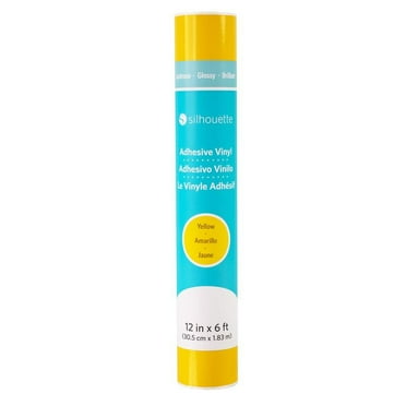 Silhouette Glossy Permanent Vinyl - 12" - Yellow