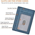 thumbnail image 4 of LAICAIW Slim Wallet RFID Front Pocket Wallet Minimalist Secure Thin Credit Card Holder, 4 of 6