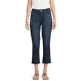 thumbnail image 6 of Time and Tru Women's Straight Crop Jeans, 6 of 6