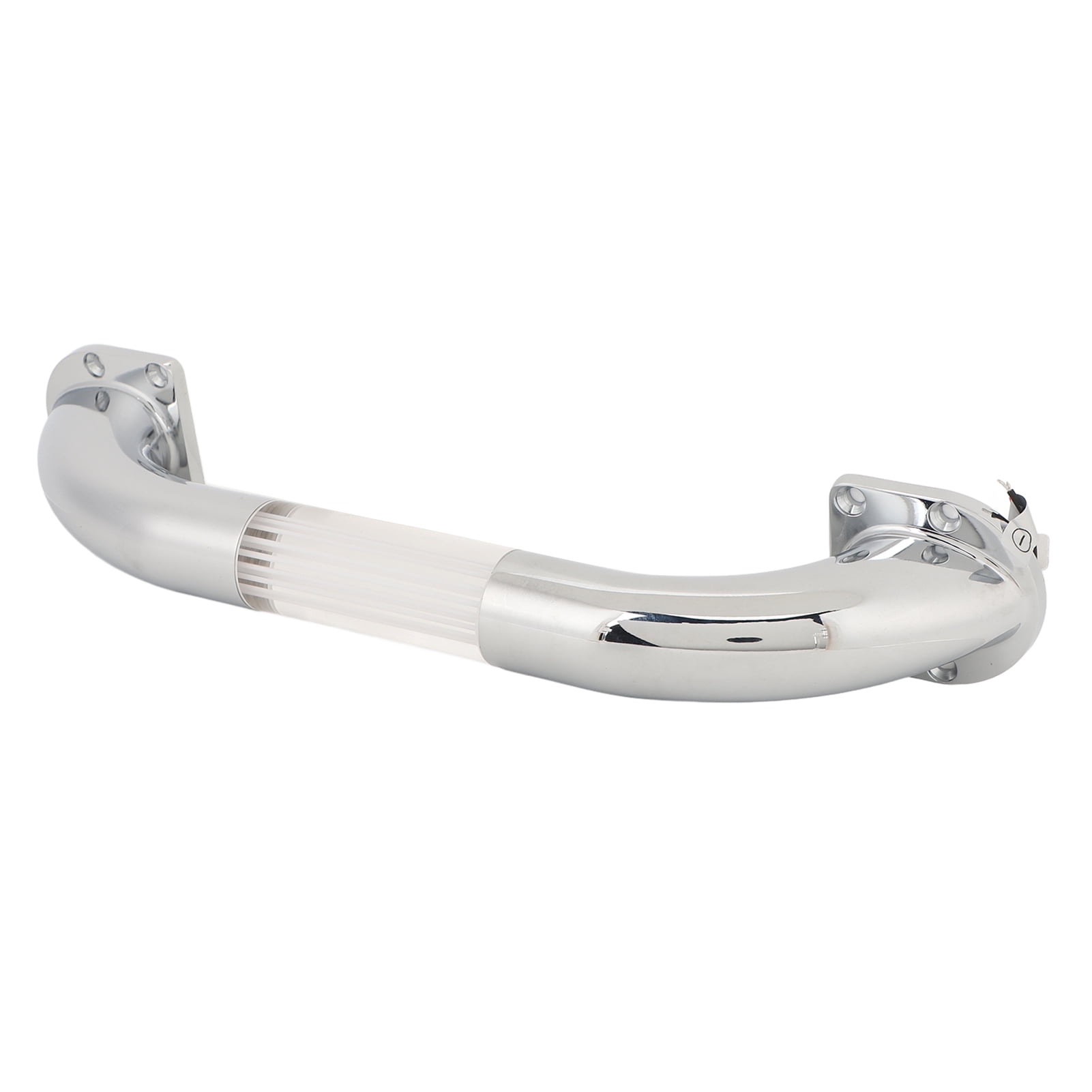 Poignée de Porte d'Entrée RV avec Lumière LED Bleue, Alliage de Zinc Acrylique, Capacité de 300lb, Alimentation DC12V, pour Remorque RV Yacht