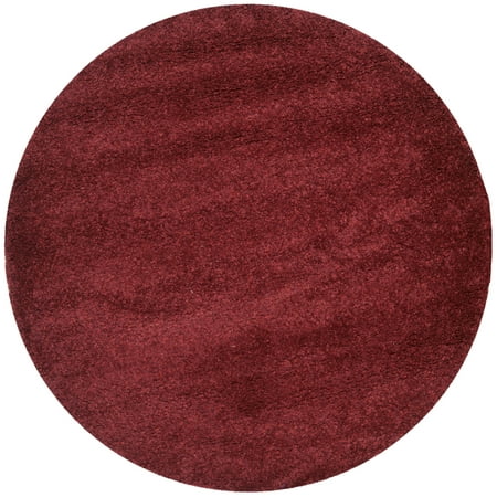 Safavieh SAFAVIEH California Shag Collection SG151-4242 Maroon Rug SAFAVIEH California Shag Collection SG151-4242 Maroon Rug SAFAVIEH s California Shag Collection imparts breezy coastal vibes throughout room decor. These plush pile shags are made using high-quality synthetic yarns  machine-woven into luxurious shag textures and colored in vivid hues with stylishly speckled tonal colors. These superior non-shedding shag rugs add flowing dimension to any decor  and are also well-suited for higher-traffic areas of the home with frequent kid or pet activity. Perfect for the living room  dining room  bedroom  study  home office  nursery  kid s room  or dorm room. Rug has an approximate thickness of 2 inches. For over 100 years  SAFAVIEH has set the standard for finely crafted rugs and home furnishings. From coveted fresh and trendy designs to timeless heirloom-quality pieces  expressing your unique personal style has never been easier. Begin your rug  furniture  lighting  outdoor  and home decor search and discover over 100 000 SAFAVIEH products today.