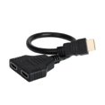 thumbnail image 4 of Convertidor divisor de 1 entrada a 2 salidas, convertidor de adaptador de Cable de puerto Fe 1080-p para juegos, accesorios de Cables de vídeo, 4 of 4
