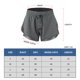 thumbnail image 4 of Pantalones cortos de yoga 2 en 1 de cintura alta para mujer con forro de secado rápido, 4 of 8