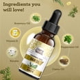 thumbnail image 2 of Aceite capilar GuruNanda, romero y menta con queratina y vitamina E, 60 ml, 2 of 7