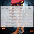 thumbnail image 3 of Yeaiivve Print Capris for Women Halloween Pumpkin Graphic Skinny Pants Elastic High Waist Workout Legging Stretchy Cozy Pajama Bottoms L, 3 of 8