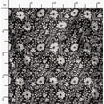 thumbnail image 2 of Soimoi Cotton Satin Spandex Black Fabric By the Yard - 54 Inch Wide - Florals Print Fabric - Elegant and Timeless Patterns for Fashion and Home Decor Printed Fabric, 2 of 6