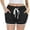Dark Gray, variant on IROINNID Women's Drawstring Elastic Waist Casual Shorts With Pocket