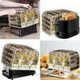 thumbnail image 2 of FKELYI Music Fall Toaster Covers for Home Lightweight Toaster Dust Covers 2 Slice Wide Slot Anti Fingerprint Harvest Sunflower Small Kitchen Appliance Covers, 2 of 7