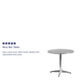 thumbnail image 4 of Emma + Oliver 31.5" Round Aluminum Indoor-Outdoor Table, 4 of 9