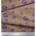 thumbnail image 4 of Soimoi Green polyester Crepe Fabric Cedar Tree Print Sewing Fabric Yard 52 Inch Wide, 4 of 5