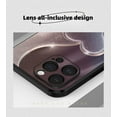 thumbnail image 5 of Dark Purple Lucid Gold Heart Case, Lens Full Cover, Wave Pattern, Anti-Drop, Premium Design, for iPhone 15 14 13 12 11 Pro Max Mini XS XR X 7 8 Phone Case (Purple,iPhone 11), 5 of 7
