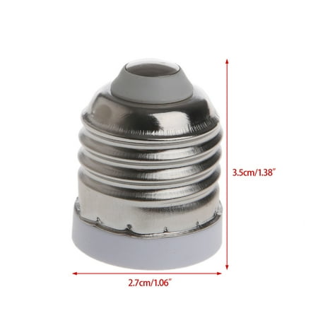 

TINYSOME E27 to E17 Socket Base LED Halogen CFL Light Bulb Lamp Adapter Converter Holder