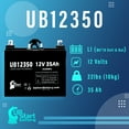 thumbnail image 4 of 5x Pack - Compatible Ranger All Seasons Spirit Battery - Replacement UB12350 Universal Sealed Lead Acid Battery (12V, 35Ah, 35000mAh, L1 Terminal, AGM, SLA), 4 of 6