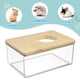 thumbnail image 5 of ColoMX Caja de arena para hámster, casa de baño de Chinchilla, contenedor de baño de arena transparente, baño de polvo de Chinchilla, 1 ud., 5 of 8