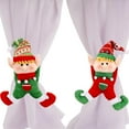 thumbnail image 3 of Xmarks 2pcs Christmas Elves Set Stuffed Elf Couples Xmas Hanging Decoration Adorable Elves Figure Hanging Ornaments, 3 of 9