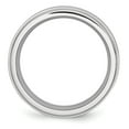 thumbnail image 5 of Cobalt Satin and Polished Ridged Edge 8mm Band, 5 of 7