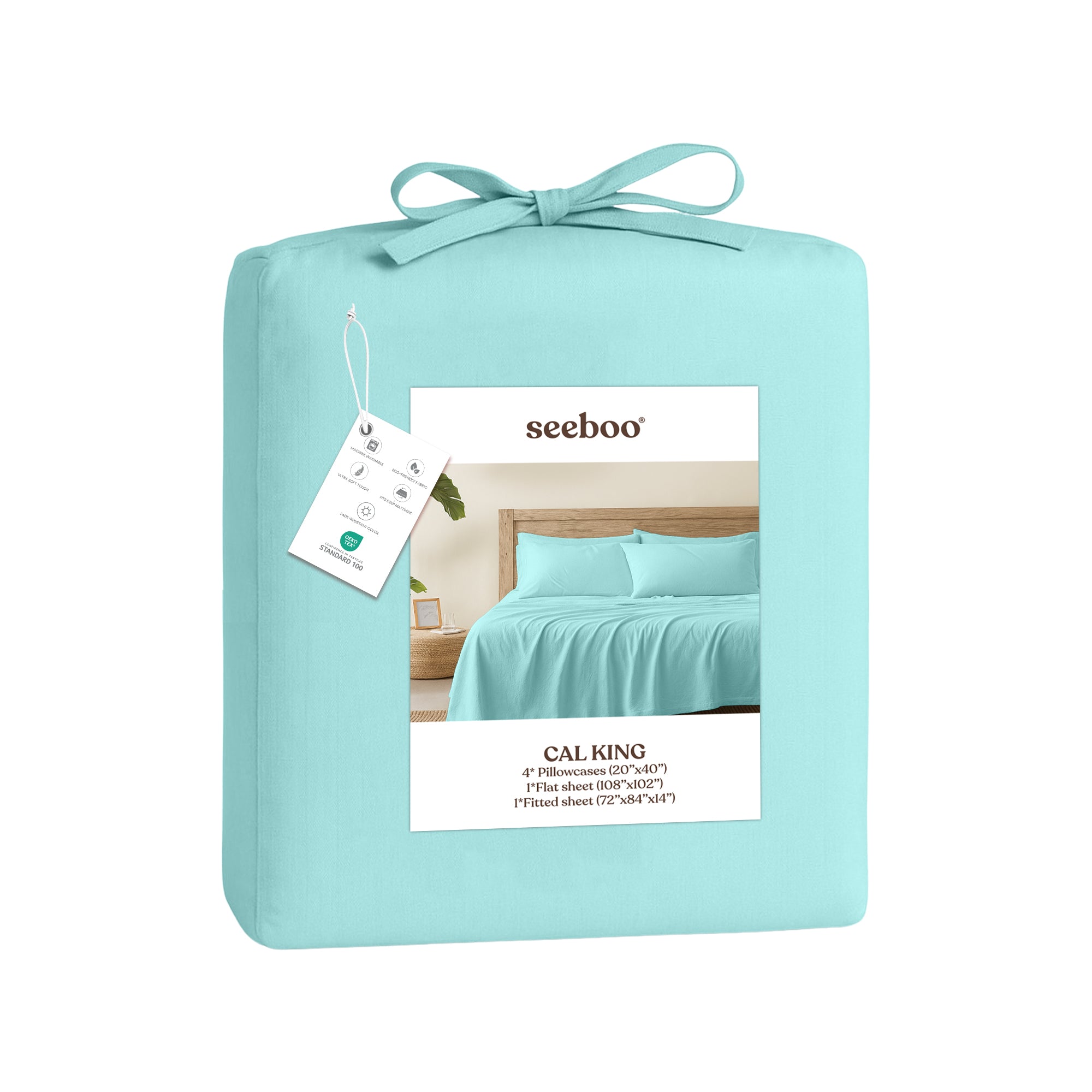 6-Piece Microfiber Bed Sheets ? Ultra-Soft, Wrinkle-Free, Deep Pocket Fit