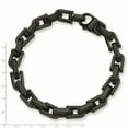 thumbnail image 2 of Stainless Steel Black Plated Bracelet - 8.5 Inch, 2 of 2