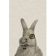 thumbnail image 2 of Bunny the Librarian Painting Print on Wrapped Canvas, 2 of 7