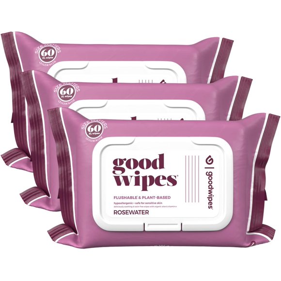 Toallitas Desechables Goodwipes Y A Base De Plantas Pack 3