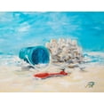 thumbnail image 2 of DeRice, Julie 18x15 Black Ornate Wood Framed with Double Matting Museum Art Print Titled - Sandcastles II, 2 of 4
