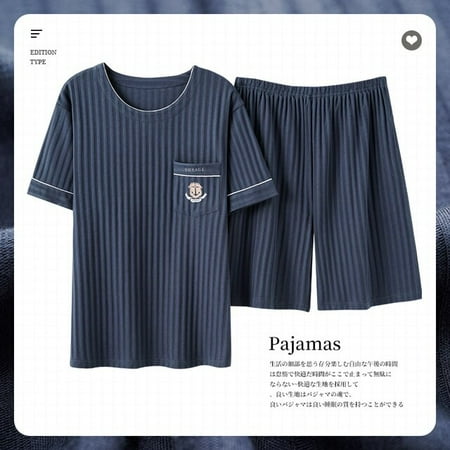 

QWZNDZGR Summer 4XL Men s Pajama Sets Casual Loungewear Lattice Short Pants Suit Pyjamas Plaid Men Sleepwear Pijamas Homewear Fashion PJ