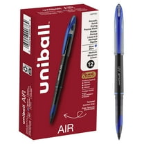 uniball Air Porous Point Pens, Fine Point (0.7mm), Blue Ink, 12 Count