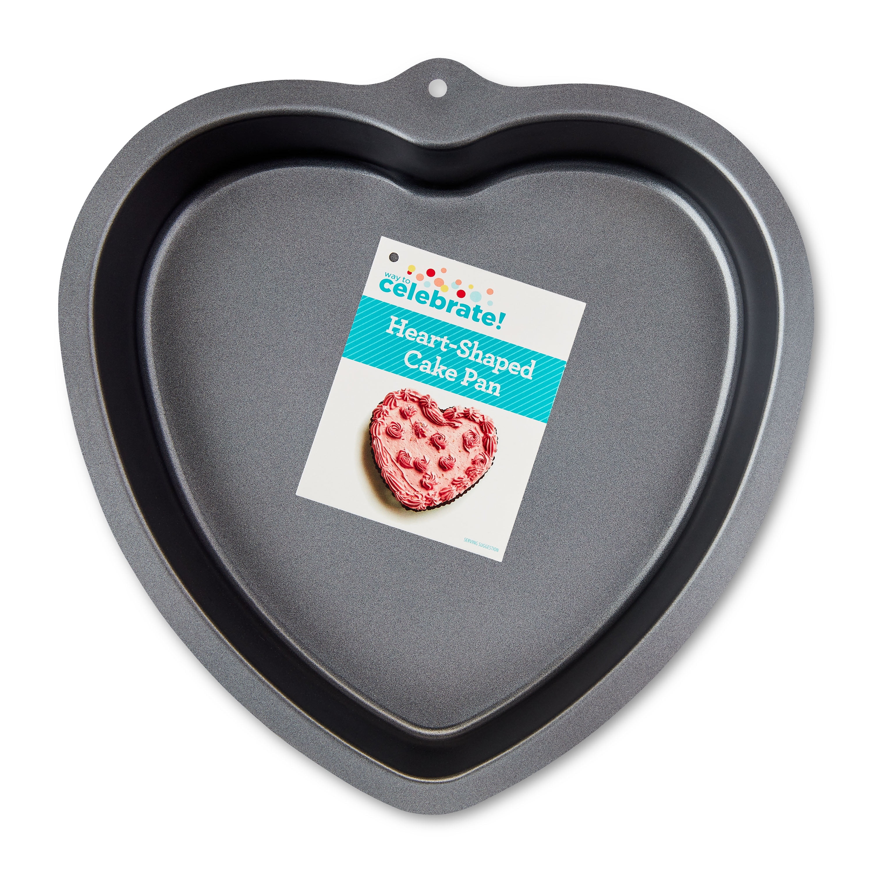 Way To Celebrate 10 in Heart-Shaped Carbon Steel Cake Pan, 1 Count