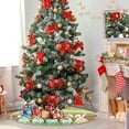 thumbnail image 4 of FMSHPON Easter Eggs Bunny Xmas Christmas Tree Skirt Stand Mat for Holiday Party Decoration Indoor Outdoor 36 inches, 4 of 6