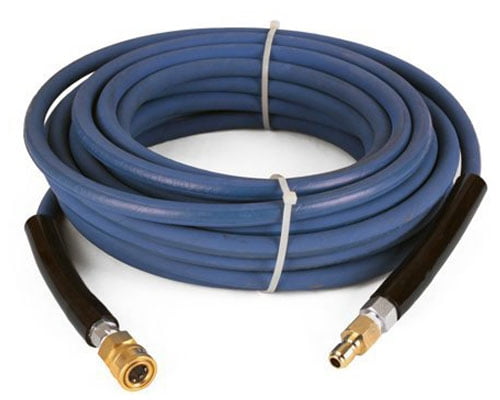 4,000 PSI 50 ft. Non-Marking Blue Pressure Washer Hose Assembly 3/8" id 