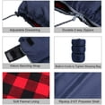 thumbnail image 3 of REDCAMP Cotton Flannel Sleeping Bags for Camping, 3-Season Warm and Comfortable Adult Sleeping Bag, Envelope with 2lbs Filling, 3 of 7